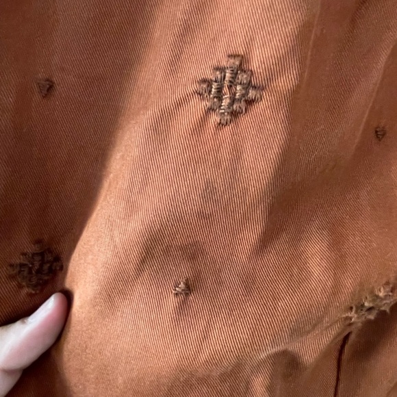 Anthro rust cotton lightweight pants XL - Picture 3 of 4